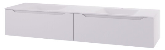 Linn Bad Emma D45 Servantskap med 1 Skuff Hvit / 160cm Dobbel Linn Bad Emma D45 Servantskap med 1 Skuff Hvit / 160cm Dobbel