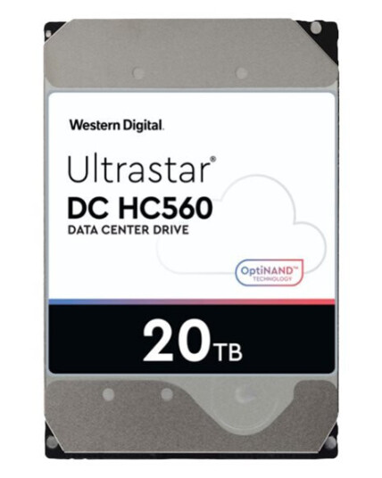 Wd Ultrastar Dc Hc560 Wuh722020ble6l4 - Harddisk - 20 Tb - Intern - 3,5" - Sata 6 Gb/S - 7200 Rpm - Buffer: 512 Mb