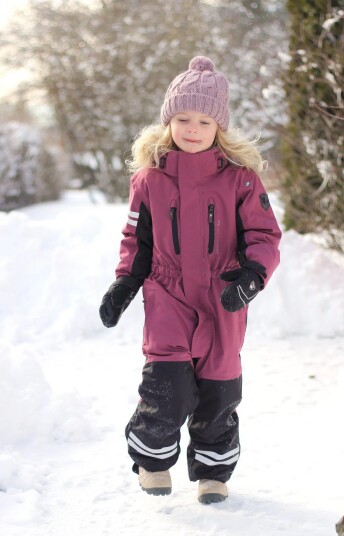 Lindberg Kids' Colden Overall 140, Dry Rose