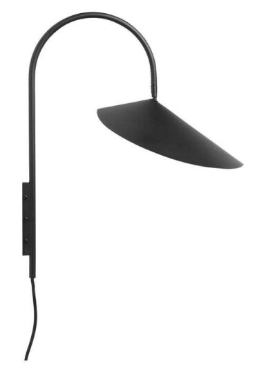 Ferm Living Arum vegglampe swing - svart Ferm Living Arum vegglampe swing - svart