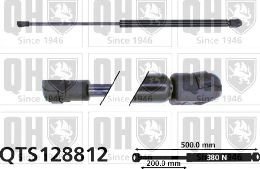 QUINTON HAZELL QTS128812 Baklukedemper