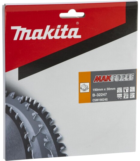 Makita B-32247 Sirkelsagblad - Ø190mm - 24T