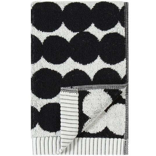 Marimekko Räsymatto Guest Håndkle 30x50 cm Sort/Hvit Marimekko Räsymatto Guest Håndkle 30x50 cm Sort/Hvit