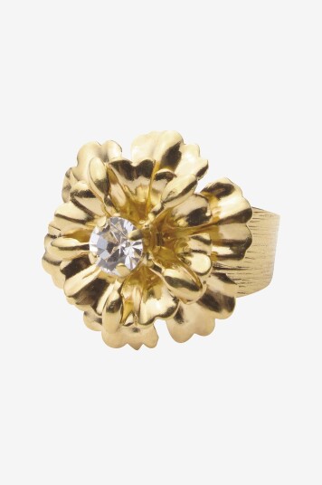 Caroline Svedbom Ring Blossom Gold Gull