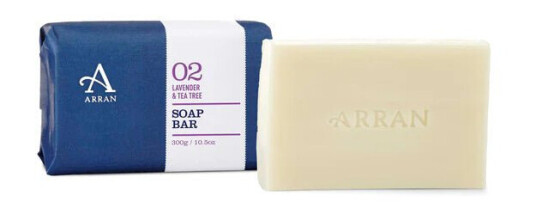 Arran Sense of Scotland Apothecary Lavender & Tea Tree Soap Bar 300 g