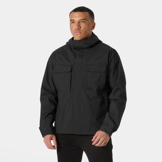 Helly Hansen Escape Regnjakke Herre Svart M Helly Hansen Escape Regnjakke Herre Svart M