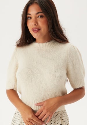 VERO MODA Vmnovah Ss O-neck Puff Pullove Birch XL VERO MODA Vmnovah Ss O-neck Puff Pullove Birch XL