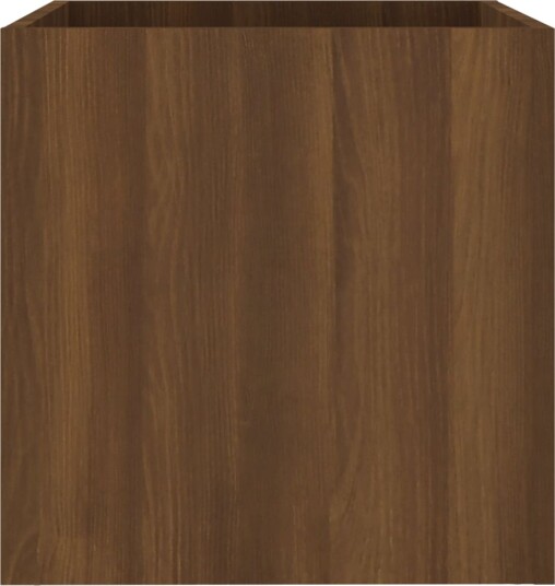 vidaXL Plantekasse brun eik 40x40x40 cm konstruert tre