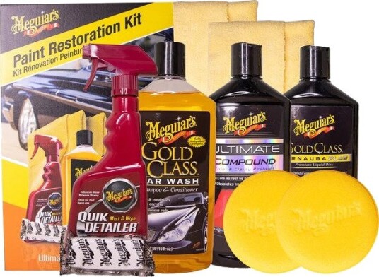 Meguiar's G3301EU Lakkrestaureringssett Inkl. Rengjøringsmidler og Håndkle