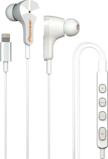 Pioneer Rayz Se-Ltc3r-W - Ørepropper Med Mikrofon - I Øret - Kablet - Aktiv Støydemping - Lightning - Is