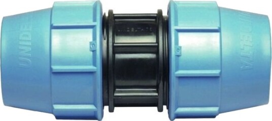Unidelta Pe Skjøt Rett Gjennomgang 50 X 50 Mm (601050)