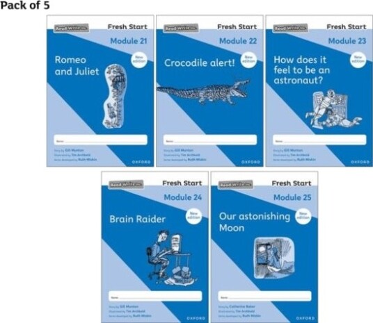 Read Write Inc. Fresh Start: 2024 Modules 21 25 Pack of 5