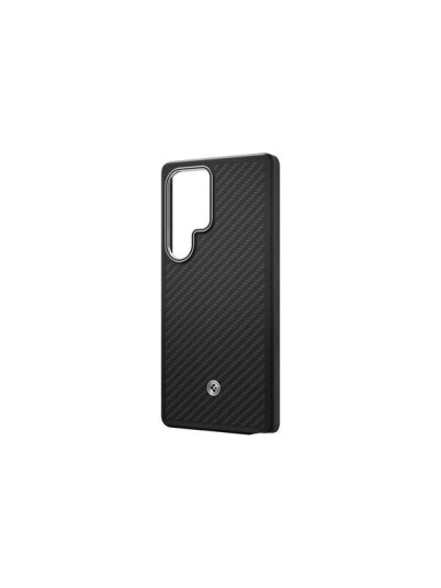 Samsung Spigen Enzo Protective Cover for Galaxy S25 Ultra   Black Silver