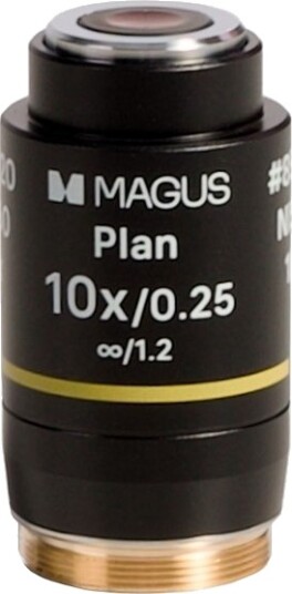 Magus 10Pl60v Plan 10Х/0,25 ∞/1,2 H60 Mm Objektiv