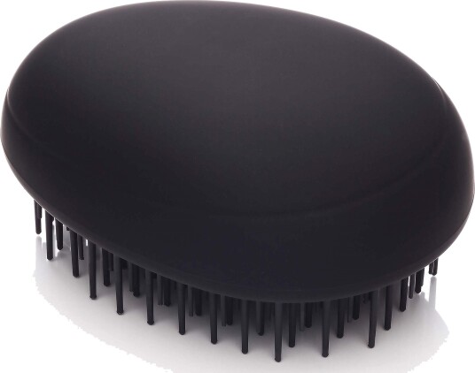 Kent Brushes Pebble Brush Matt Black - travel size