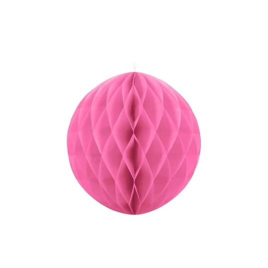 Partydeco Rosa Honeycomb Ball 20 cm
