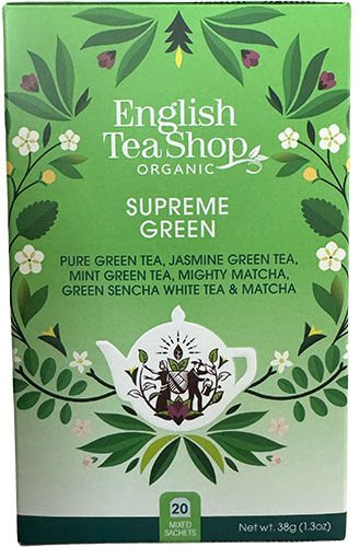 English Tea Shop Supreme Grønn Te Økologisk 20 Poser English Tea Shop Supreme Grønn Te Økologisk 20 Poser
