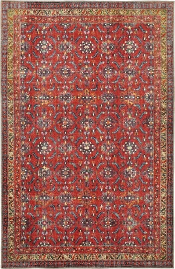 Flatvevd teppe Omarien rød Størrelse: 230 x 340 cm