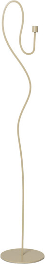 Ferm Living Valse Gulvlysestake i Cashmere - Elegant Bølget Jern Ferm Living Valse Gulvlysestake i Cashmere - Elegant Bølget Jern