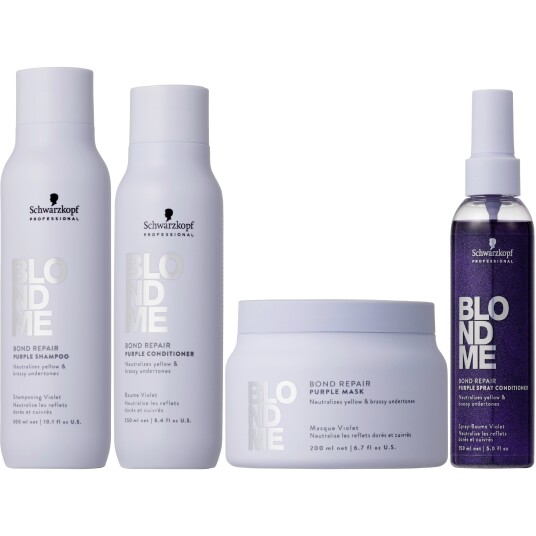 Schwarzkopf Professional BLONDME Purple Bundle Shampoo 300 ml & Condit