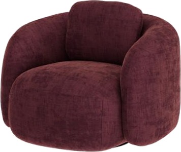 Dixon snurrbar lenestol gabby burgundy