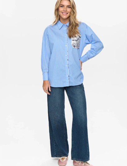 Nümph Nuaviva Shirt Blue M/L Nümph Nuaviva Shirt Blue M/L