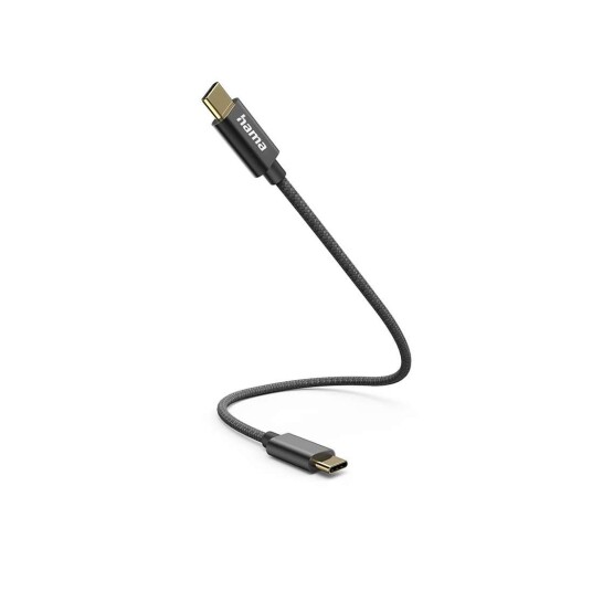 HAMA Ladekabel Usb c Til 0,2m Svart