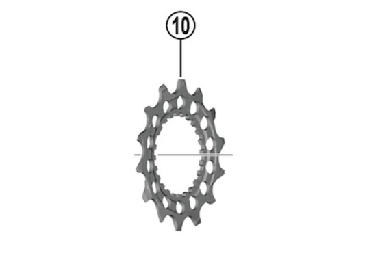Shimano XTR M9200 klinge 14T 12 speed