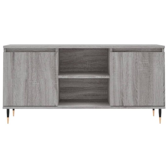 TV benk grå sonoma 104x35x50 cm konstruert tre TV benk grå sonoma 104x35x50 cm konstruert tre