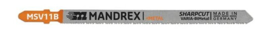 Mandrex SHARPCUT VARIA Stikksagblad 132 mm 1,2-6 mm Maskintilbehør & forbruk
