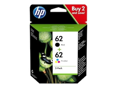 HP Blekk 62 Sort/Tri-Color HP Blekk 62 Sort/Tri-Color