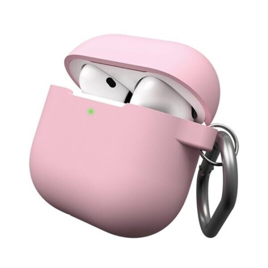 KeyBudz Elevate Series-deksel med nøkkelring for Airpods 4. generasjon Rosa KeyBudz Elevate Series-deksel med nøkkelring for Airpods 4. generasjon Rosa