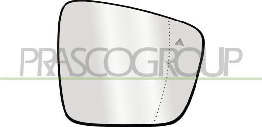 Speilglass, ytterspeil PRASCO ME7527523