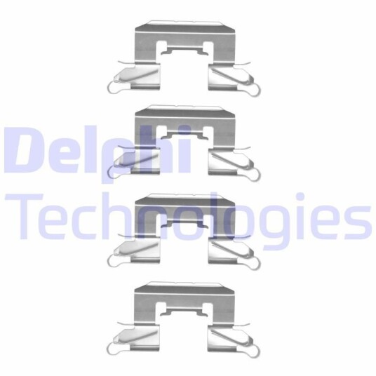 Tilbehørsett, skivebremse belegg DELPHI LX0507
