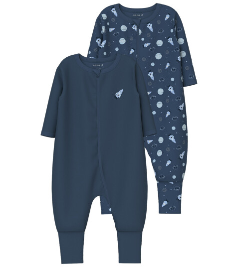 Name It Sleep-dress 2-pakning mørk denim