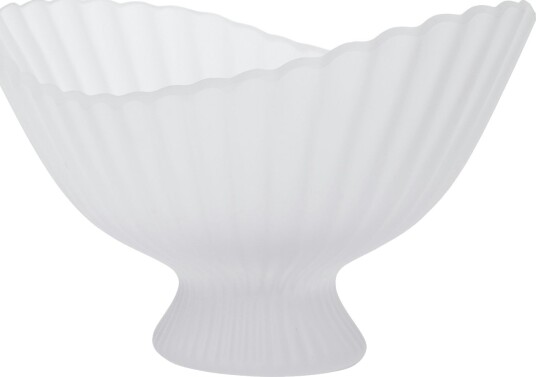 Fountain Skål Frostet Glass W41 cm Fountain Skål Frostet Glass W41 cm