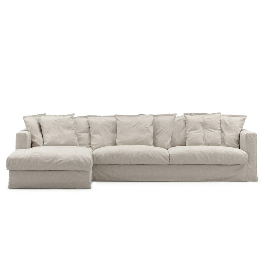 Le Grand Air 3 Seter Sofa Lin Divan Venstre Natural Blonde