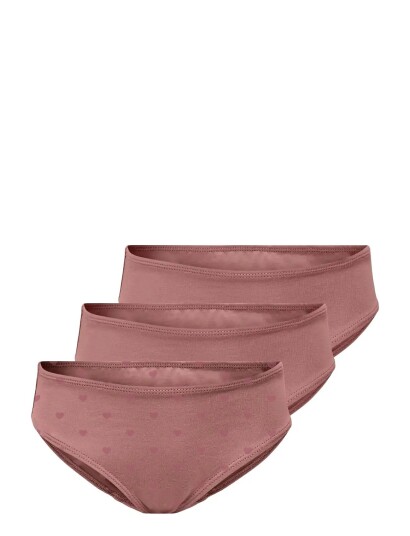 Kids Only Kmglola 3 Pack Briefs Acc Pink 110
