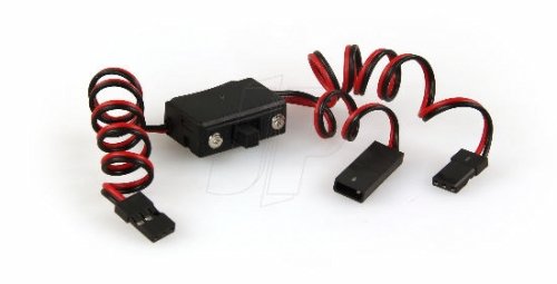 Hitec 57215 S High Channel Switch Harness With RX Charger Cord