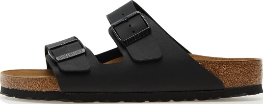Birkenstock Unisex Arizona Birko-Flor Soft Footbed Regular 45, Black
