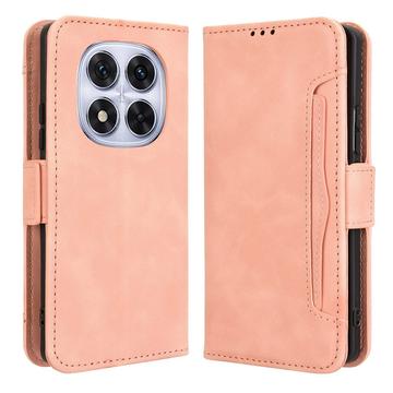 Xiaomi Redmi Note 14 Pro 5G/14 Pro+ 5G/Poco X7 Kortholder Lommebokveske   Rosa