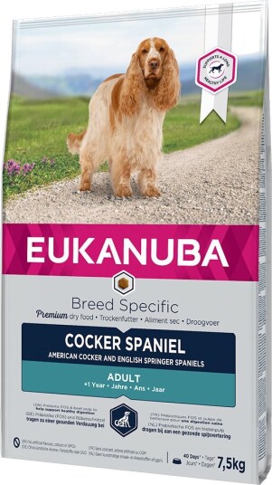 Eukanuba Breed Cocker Spaniel Tørrfôr 2 X 7.5 kg Eukanuba Breed Cocker Spaniel Tørrfôr 2 X 7.5 kg