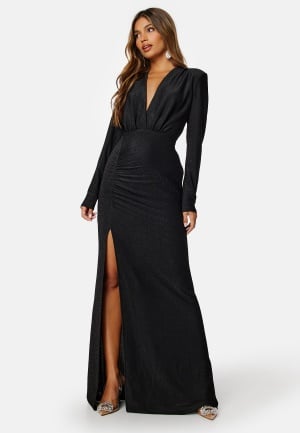 Bubbleroom Occasion Laurette Sparkling Gown Black XS