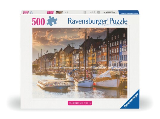 Puslespill 500 Solnedgang I København Ravensburger Puslespill 500 Solnedgang I København Ravensburger