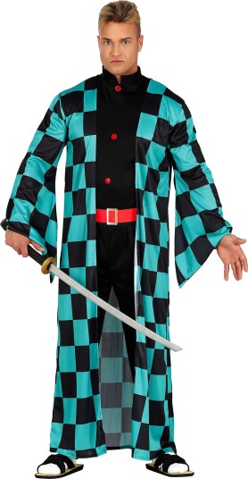 Fiestas Guirca Kimono Fekter Kostyme Medium 79684