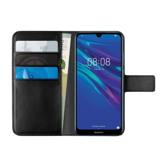 PURO MILANO HUAWEI Y6 2019 LOMMEBOKETUI, SVART