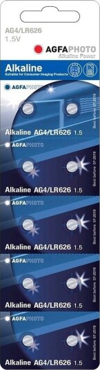 AgfaPhoto LR66 Alkaline 10-pak Knappebatteri 1,5V