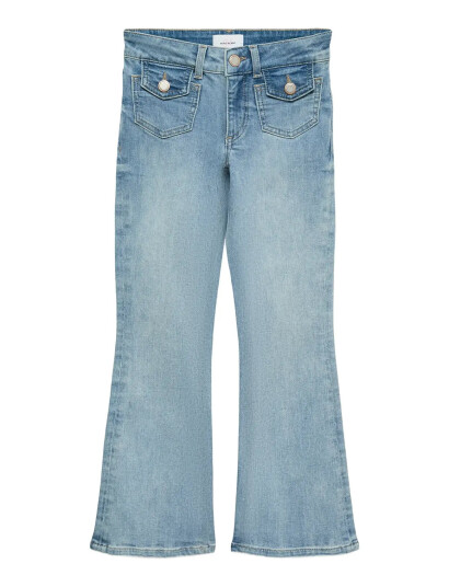 Vero Moda Girl Vmflash Mr Flared Front Pocket J Girl Blue 158 Vero Moda Girl Vmflash Mr Flared Front Pocket J Girl Blue 158