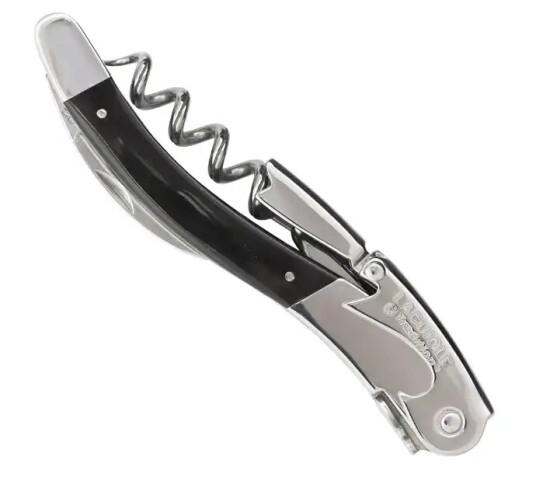 Laguiole korketrekker "TRADITION" Svart Horn D.L.