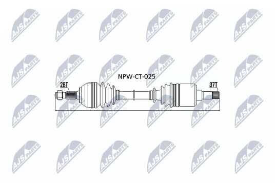 Nty Drivaksel NTY NPW CT 025 Nty Drivaksel NTY NPW CT 025